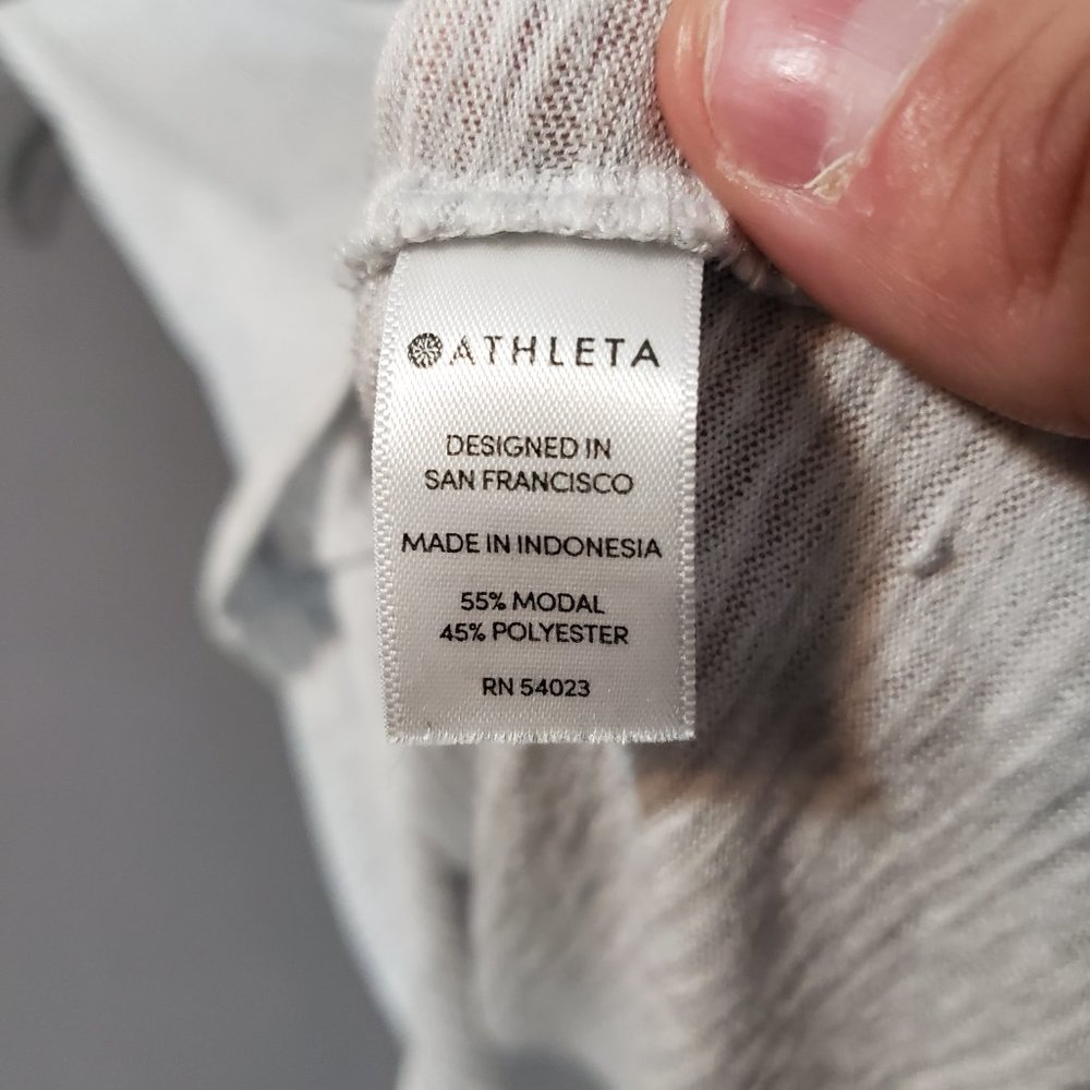 Athleta Breezy Muscle Stripe Tank Sleeveless Casual Shirt Women's Size XS - Picture 6 of 7